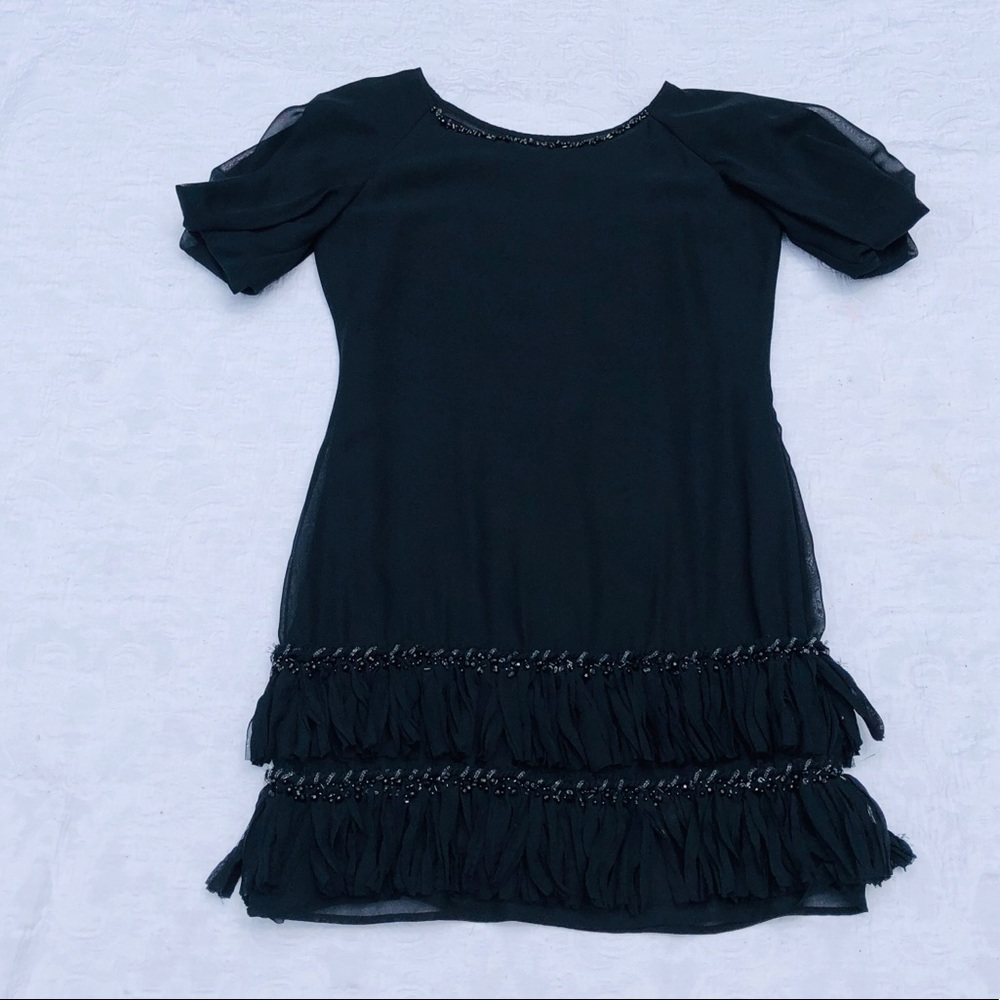 SupertrashGorgeous Black Embellished Dress489